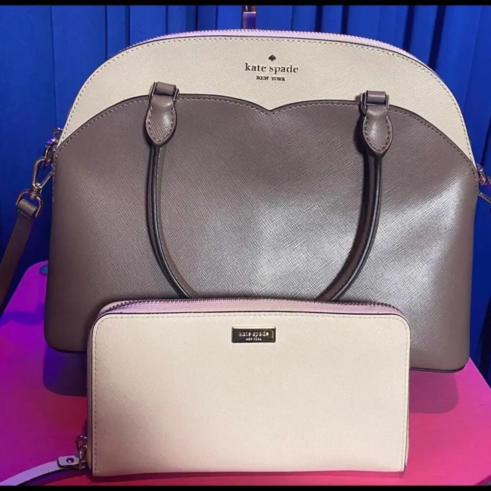 KATE SPADE New York Handbag & Bonus KATE SPADE New York Wallet, EUC